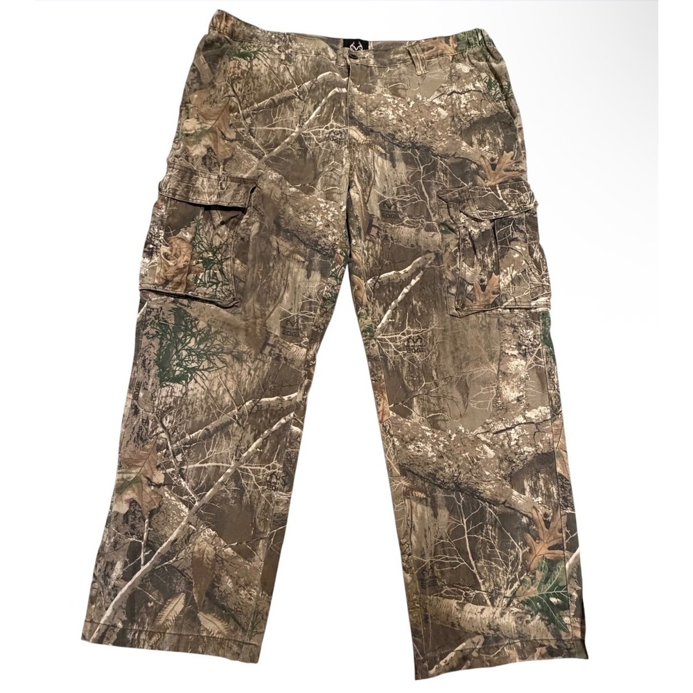 Realtree EdgeCamo Cargo Hunting Pants RT Edge Camouflage Size Mens 42/40